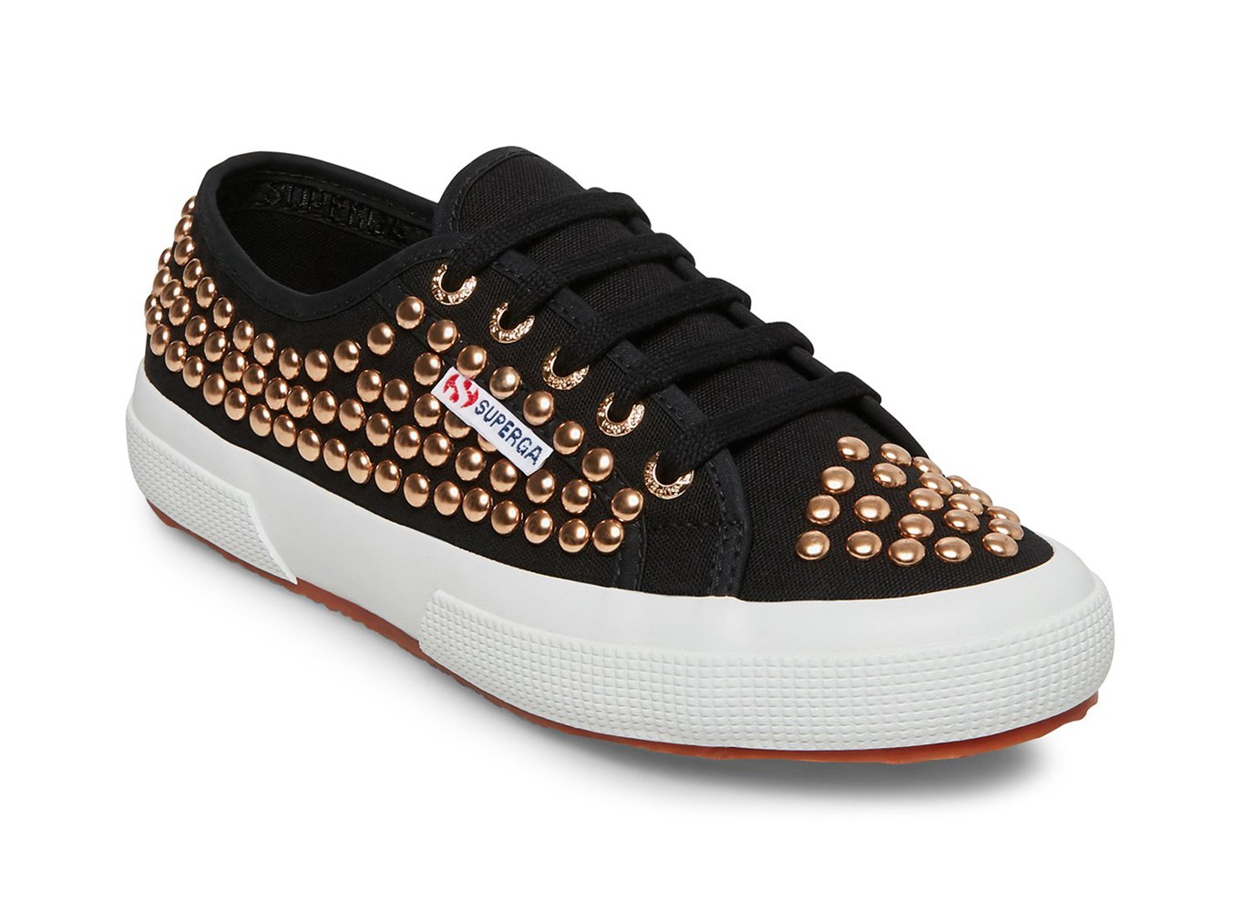 Tenis Feminino Pretas - Superga 2750 Cotstuds1w - VYQKP-0137